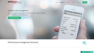 Online Leave Management Software, Web-based Leave ... - JustLogin