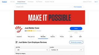 Working at Just Better Care: Employee Reviews | Indeed.com