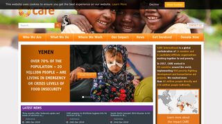 Care International: Home Page