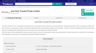 Just Click Travels Private Limited - Travel / Travel Agents ... - IndiaMART