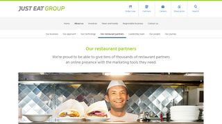 Our restaurant partners - Just Eat plc