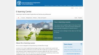 E-learning Centre - FAO