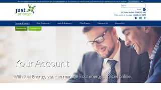 My Account - Just Energy