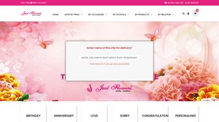 Just Flowers :Online Flowers Delivery in India | Florist in India | Send ...