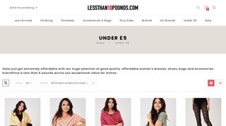 Everything 5 Pounds, Everything £5 and Under | Women's Clothing ...