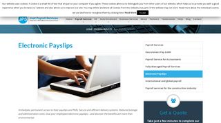 Electronic Payslips - Just Payroll Services