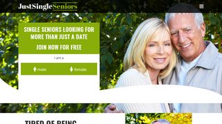 Just Single Seniors | Premium Over 40s Dating