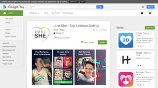 Just She - Top Lesbian Dating - Apps on Google Play