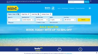 On the Beach - Find and Book Cheap Holiday Deals
