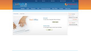 Back Office - Just Trade