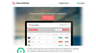 Fast Unfollow: Easy and Quick Mass Instagram Unfollow free Tool