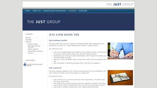 Careers - The Just Group