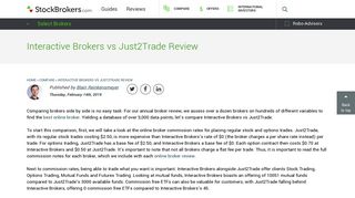 Interactive Brokers vs Just2Trade - StockBrokers.com