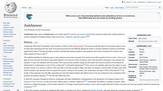 JustAnswer - Wikipedia