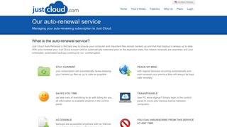 JustCloud :: Create Your Free Account