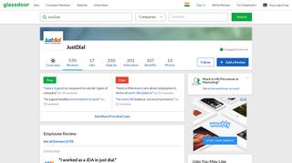 JustDial - I worked as a JDA in just dial. | Glassdoor.co.in