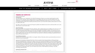 Terms & Conditions | JustFab