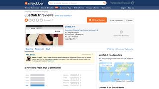 Justfab.fr Reviews - 5 Reviews of Justfab.fr | Sitejabber
