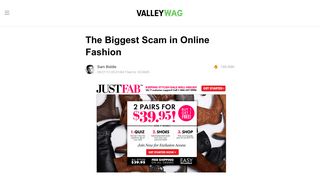 The Biggest Scam in Online Fashion - Valleywag - Gawker