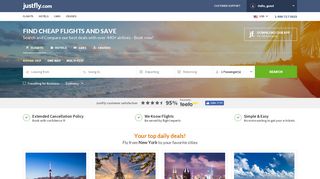 JustFly: Cheap Flights, Airline tickets and Hotels