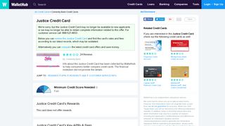 Justice Credit Card Reviews - WalletHub