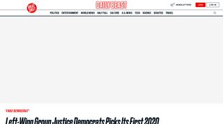 Left-Wing Group Justice Democrats Picks Its First 2020 Primary Target ...