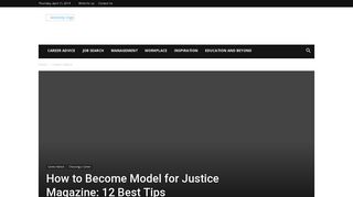 How to Become Model for Justice Magazine: 12 Best Tips - WiseStep