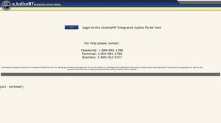 eJusticeNY - NYS Integrated Justice Portal