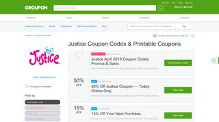 50% off Justice Coupons, Promo Codes & Deals 2019 Groupon