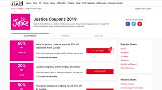 Justice Coupons & Promo Codes for February 2019 - Valid & Working ...