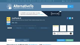 JustPaste.it Alternatives and Similar Websites and Apps ...