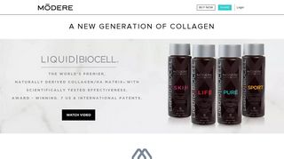 A NEW GENERATION OF COLLAGEN - Liquid BioCell® - Modere.com
