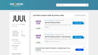 15% Off Juul Best Coupon Codes & Promo Codes - Mar. 2019
