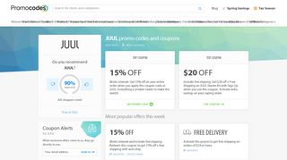 15% off JUUL Promo Codes and Coupons | February 2019