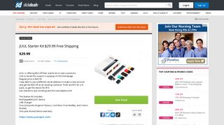 JUUL Starter Kit $29.99 Free Shipping - Slickdeals.net
