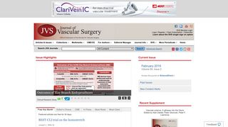 Journal of Vascular Surgery Home Page