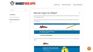 How do I log in to JVZoo? - Monkey Marketing Tools