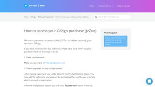 How to access your Gifzign purchase (JVZoo) – Knowledgebase