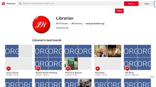 Librarian (jwarchive) on Pinterest