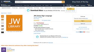 Amazon.com: JW Library Sign Language: Appstore for Android