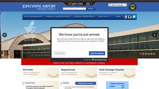 John Wayne Airport, Orange County (SNA) | Located in Southern ...