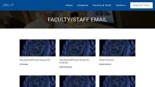 Faculty/Staff Email — JWU IT