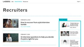 Ladders Job Search | $100K+ Jobs, career Advice and Hiring tools