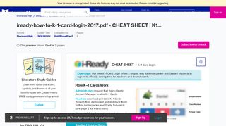 iready-how-to-k-1-card-login-2017.pdf - CHEAT SHEET - Course Hero