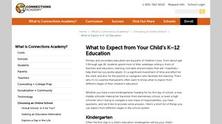 K–12 Education | Connections Academy