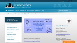 Instructional Technology Services / PowerSchool Learning