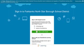 Fairbanks North Star Borough School District | PowerSchool Learning ...