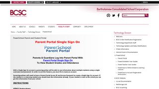 Technology Division / Parent Portal