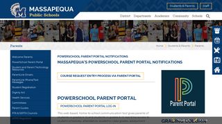 Parents / PowerSchool Parent Portal - Massapequa