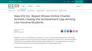 New K12 Inc. Report Shows Online Charter Schools Closing the ...